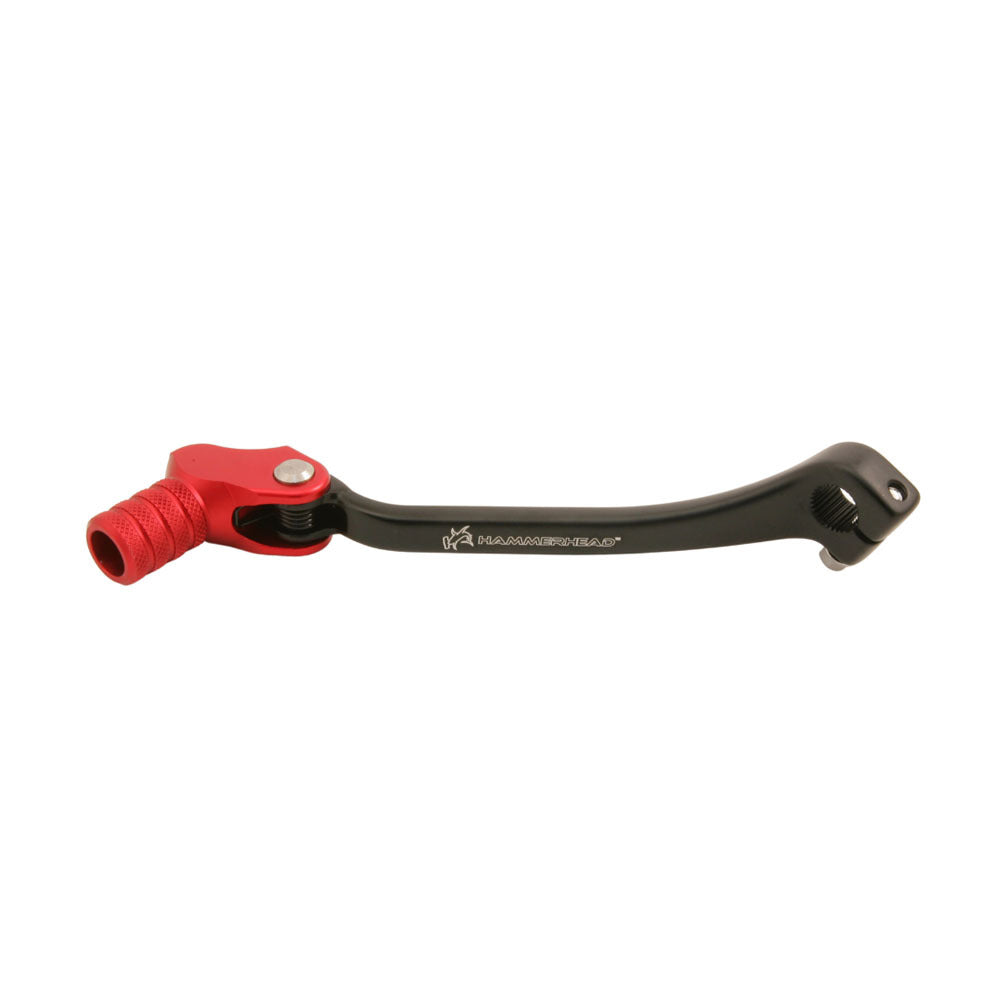 Hammerhead Forged Gear Lever Knurled Tip (+20mm) - Black / Red