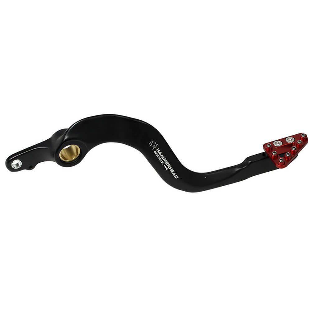 Hammerhead Forged Alloy Brake Pedal - Red