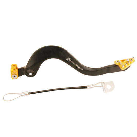 Hammerhead Forged Alloy Brake Pedal - Gold