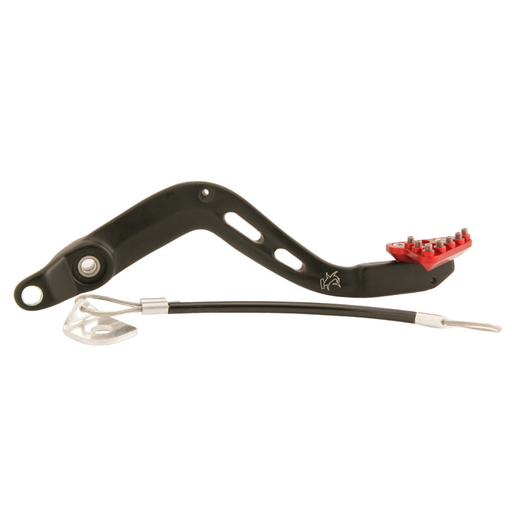 Hammerhead Forged Alloy Brake Pedal - Red