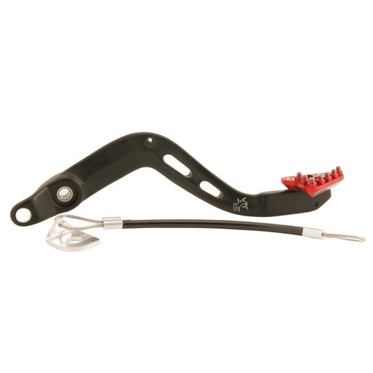 Hammerhead Forged Alloy Brake Pedal - Red