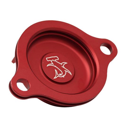 Hammerhead Oil Filter Cover - Red