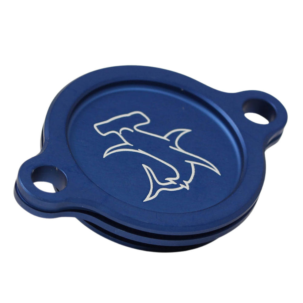 Hammerhead Oil Filter Cover - Blue