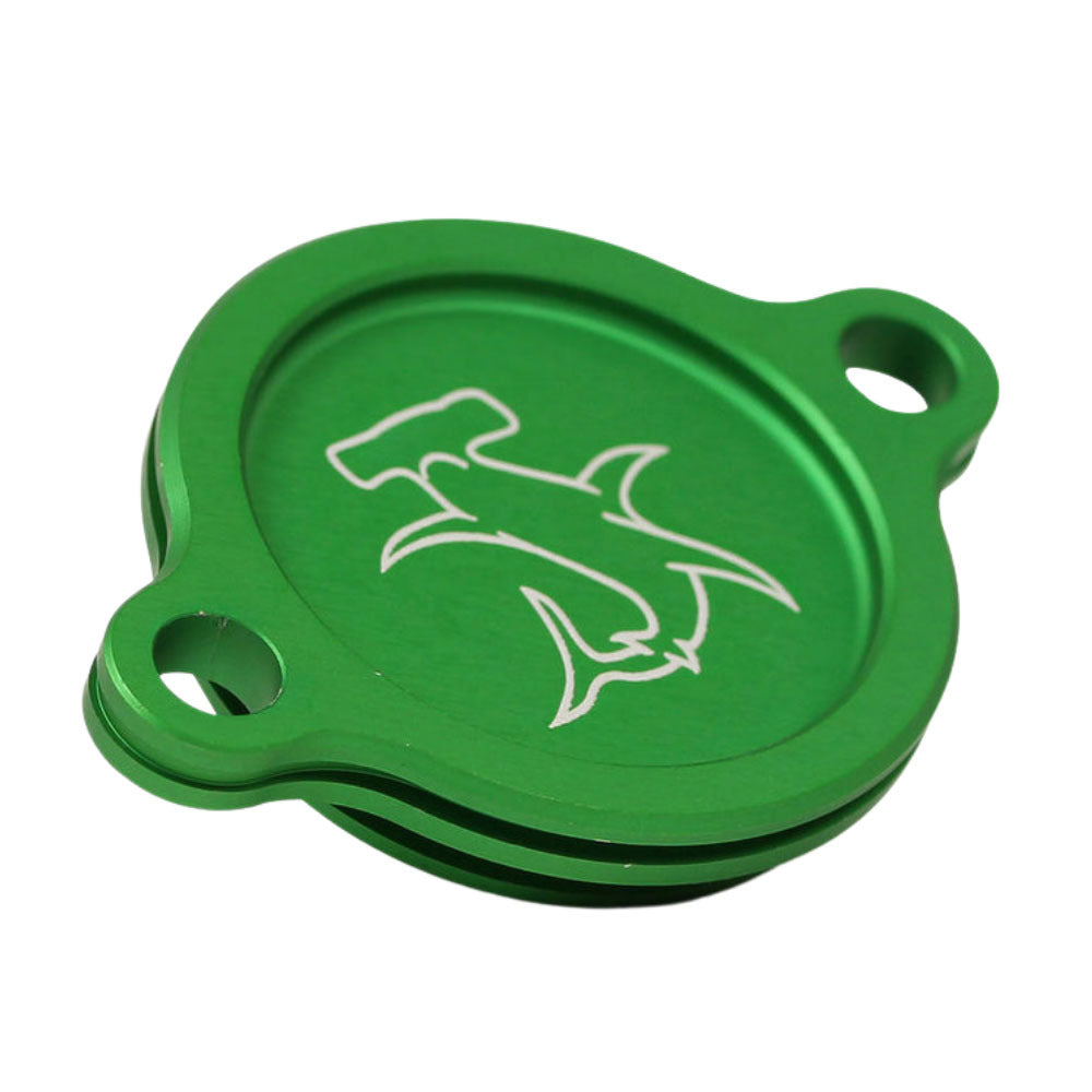 Hammerhead Kawasaki Green Oil Filter Cover KX 250 F 2005-On
