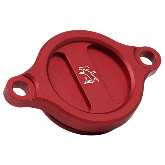 Hammerhead Oil Filter Cover - Red