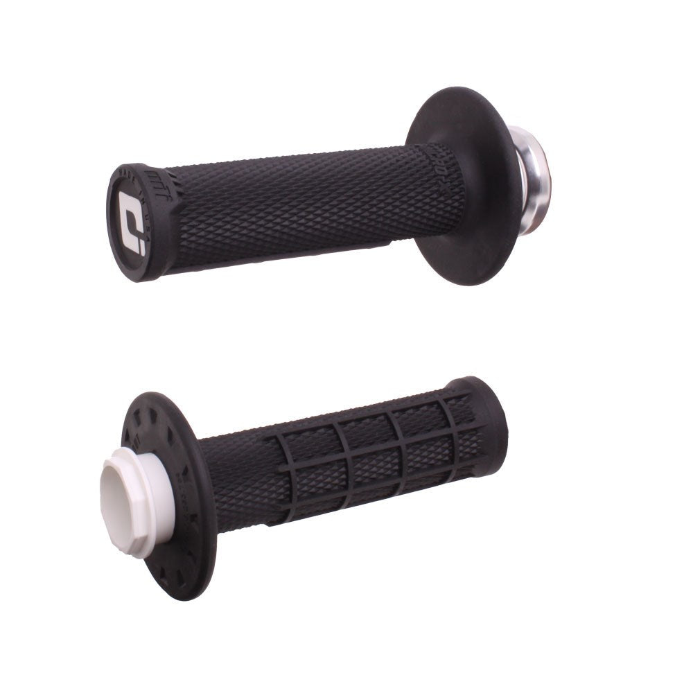 ODI Micro-X Half Waffle Lock On Grips 2/4T - Black