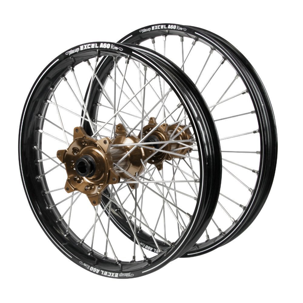 HAAN Magnesium Hubs / A60 Rims Wheelset (21*1.60 18*2.15) - Black