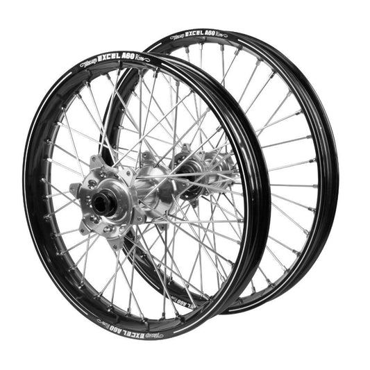 HAAN Hubs / A60 Rims Wheelset (21*1.60 18*2.15) - Silver / Black