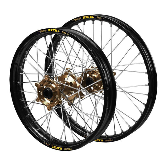HAAN Magnesium Hubs / Excel Rims Wheelset (21*1.60 18*2.15) - Black
