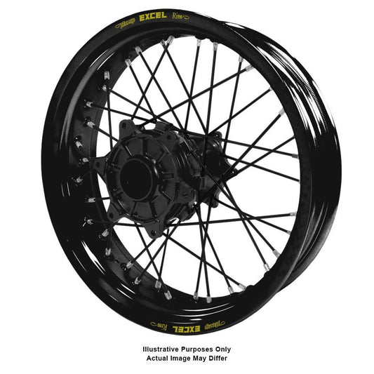 Haan Hub / Excel Rim Rear Wheel - Black / Black