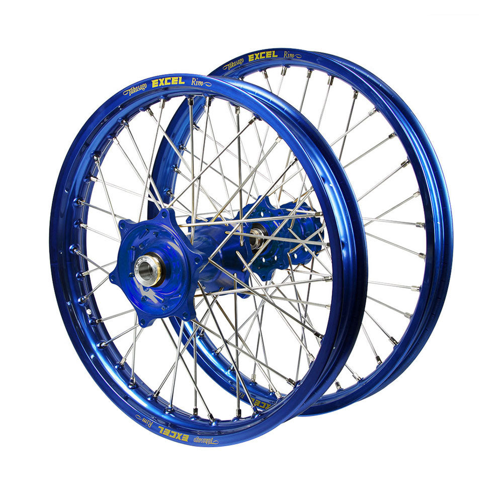 Haan Hubs / Excel Rims Wheelset (21*1.6 / 19*2.15) - Blue