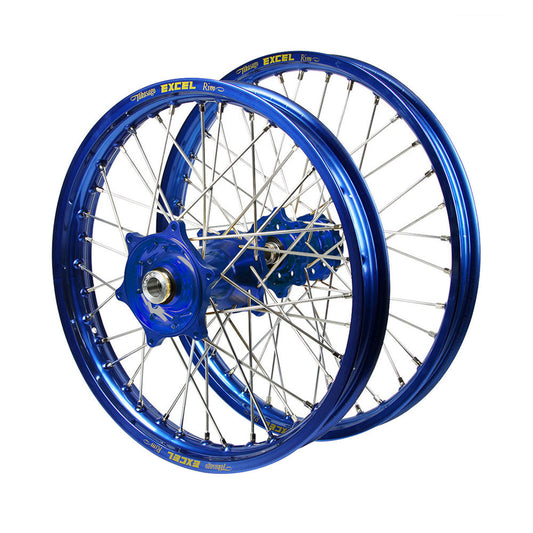 Haan Hubs / Excel Rims Wheelset (21*1.6 / 19*2.15) - Blue