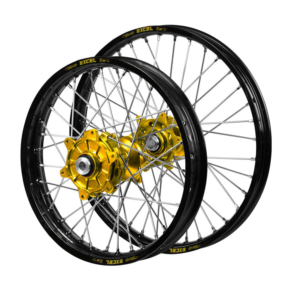 Haan Cush Drive Hubs / SM Pro Rims Wheel Set - Gold / Black