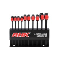 RHK 10 Piece T-Handle Hex Key - Allen Head