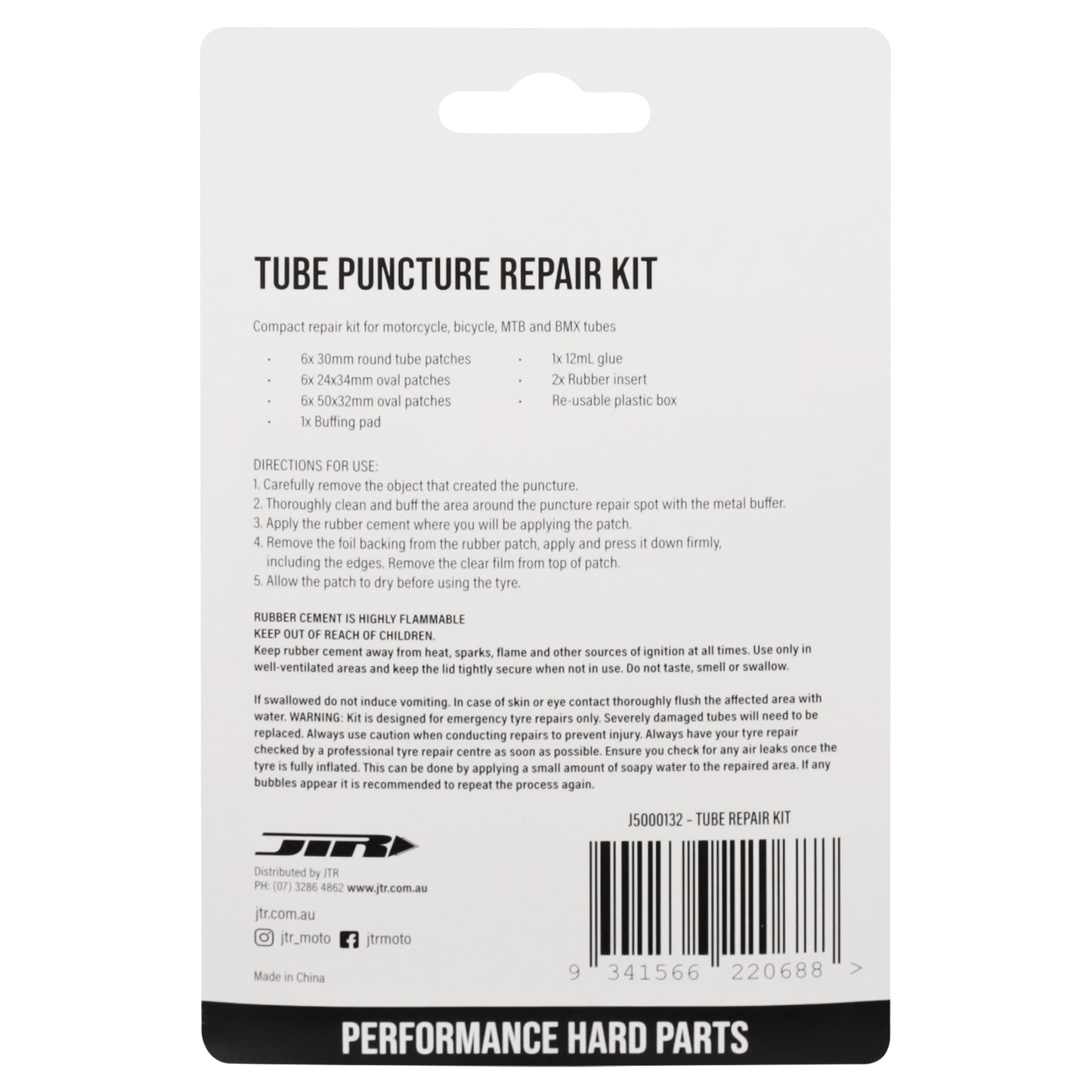 RHK Tube Puncture Repair Kit