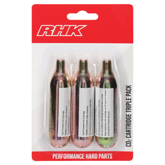 RHK CO2 Canisters - 3 Pack