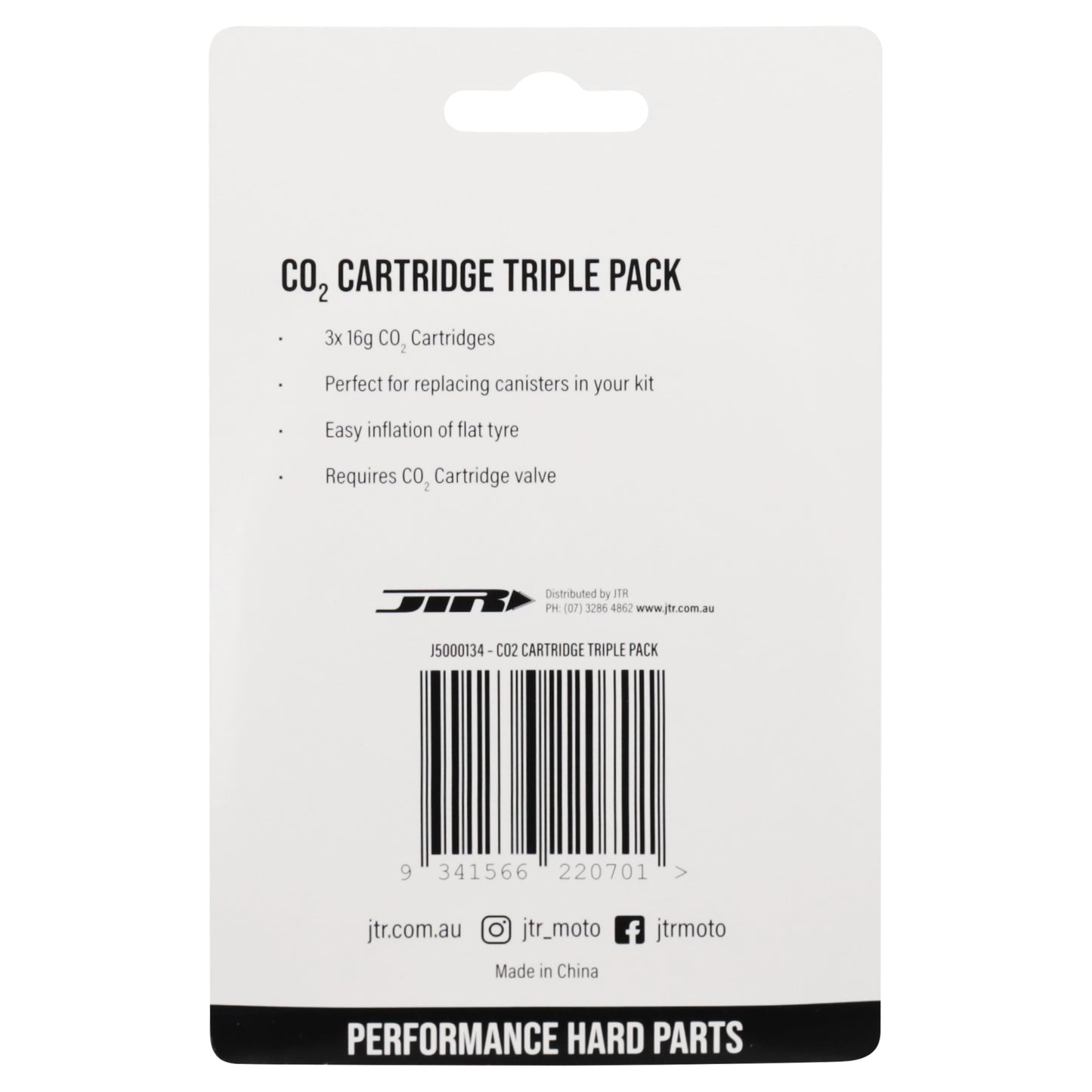 RHK CO2 Canisters - 3 Pack