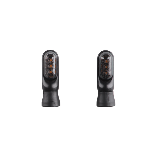 Revolution Universal Mini Indicator Stubby - 3 Amber SMD LED / Smoke Lens