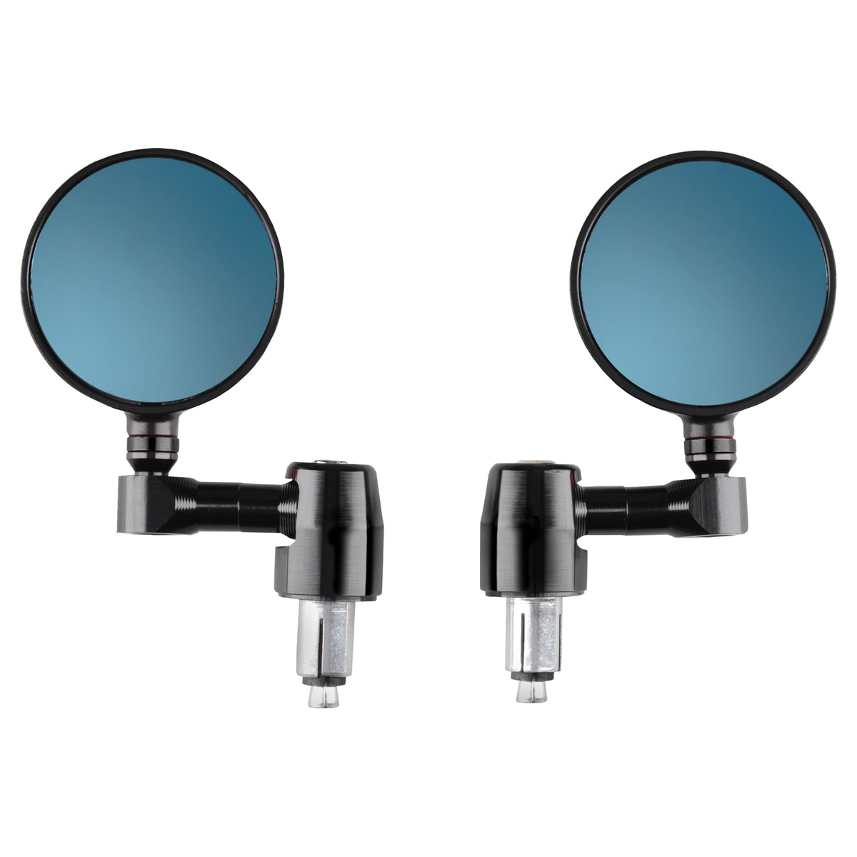 Revolution Bar End Mirrors Tarmac - Pair