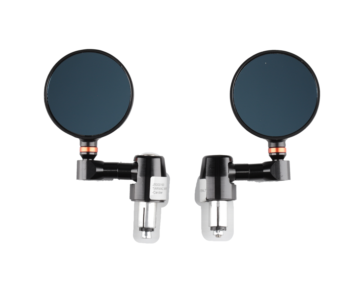Revolution Bar End Mirrors Tarmac - Pair