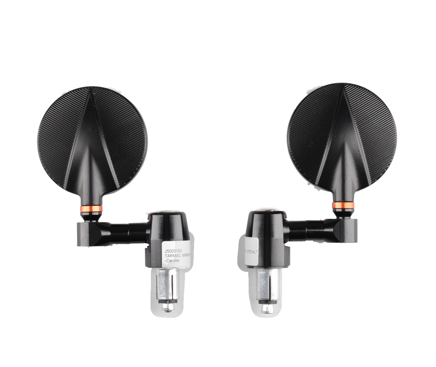 Revolution Bar End Mirrors Tarmac - Pair