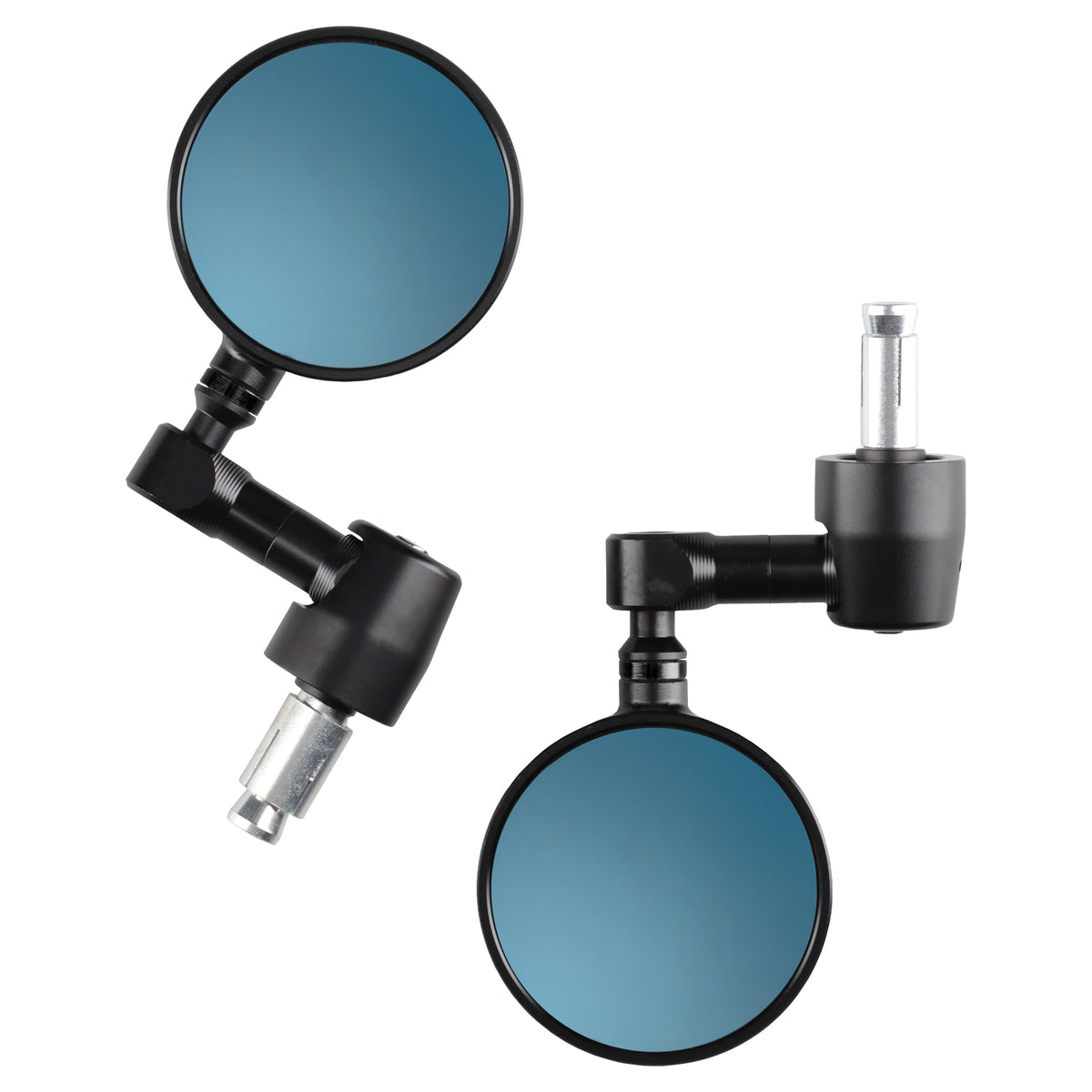Revolution Bar End Mirrors Tarmac - CNC Pair