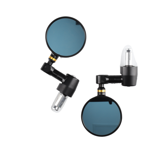 Revolution Bar End Mirrors Tarmac - CNC Pair