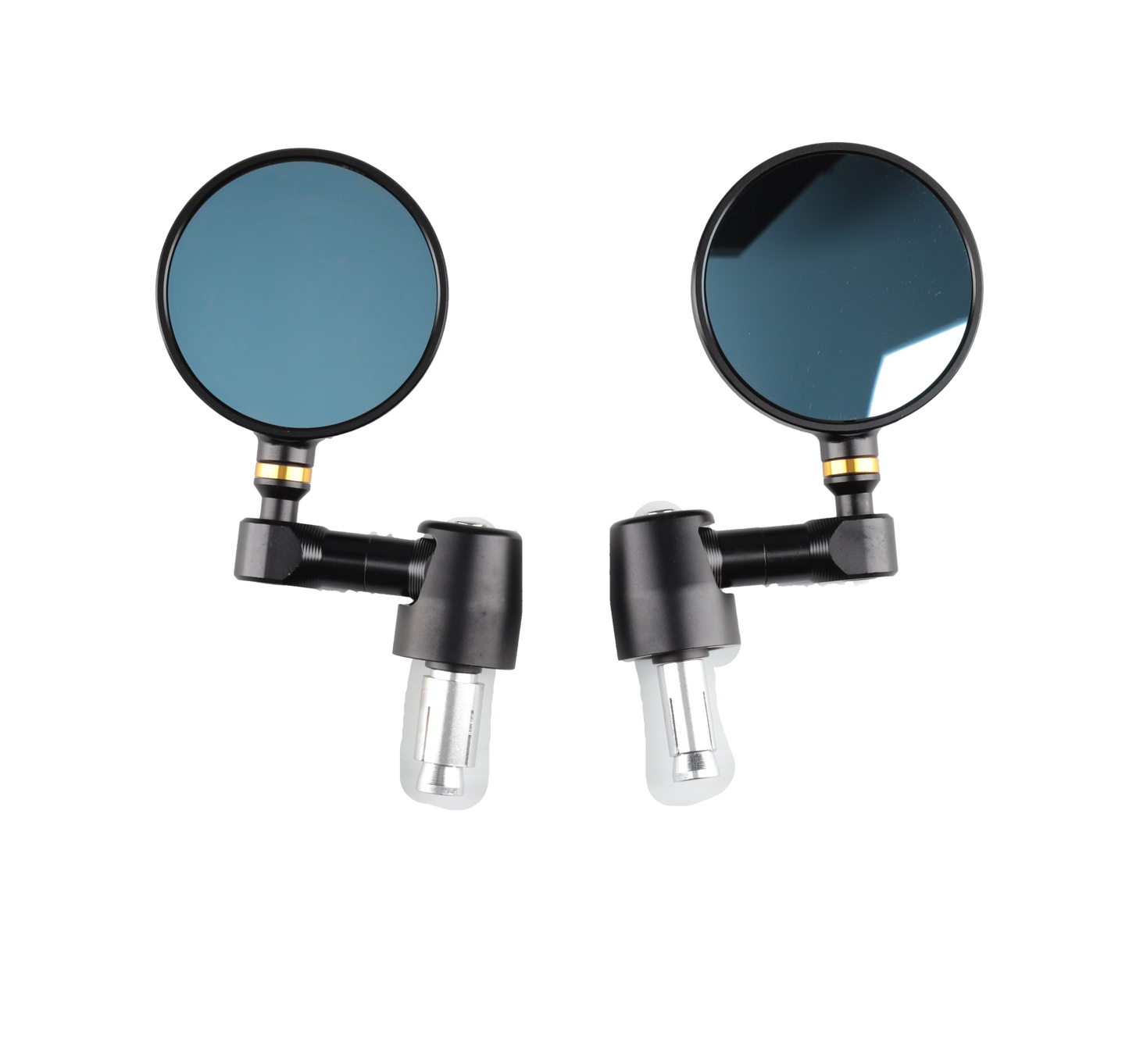 Revolution Bar End Mirrors Tarmac - CNC Pair