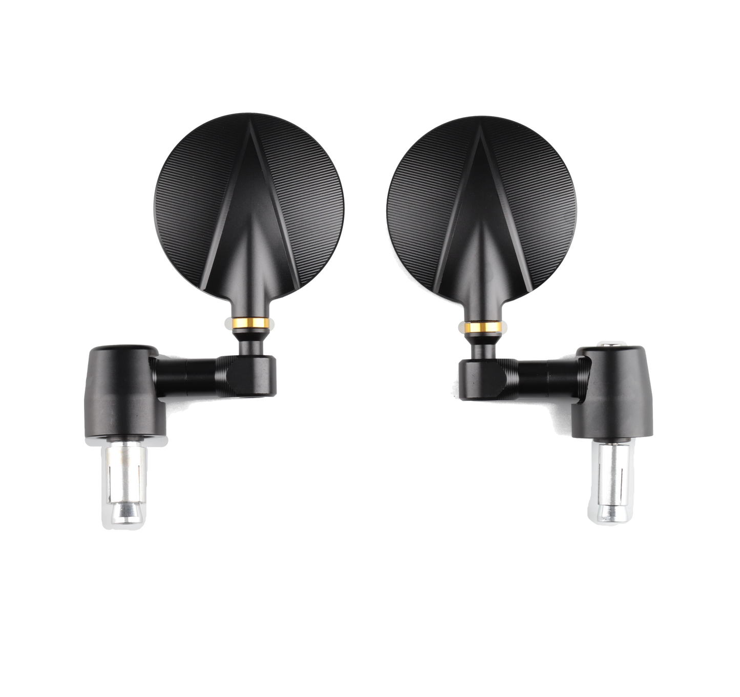 Revolution Bar End Mirrors Tarmac - CNC Pair