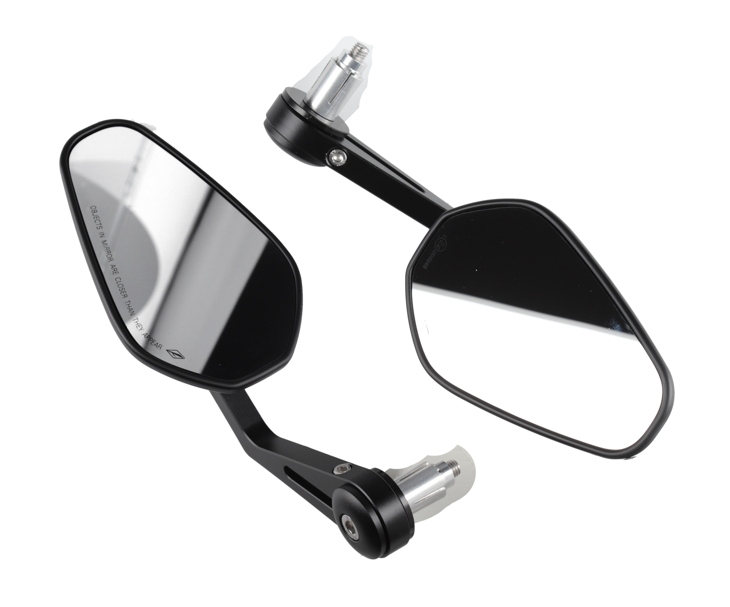 Revolution Bar End Mirrors Diamond - Pair