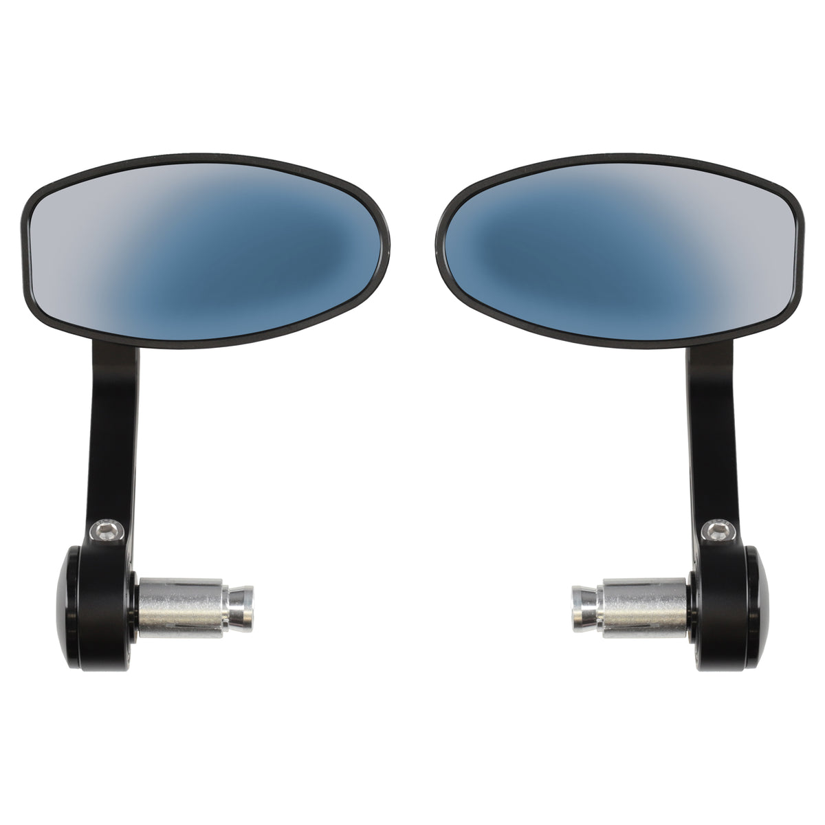 Revolution Clamp On Mirrors Stealth - CNC Pair