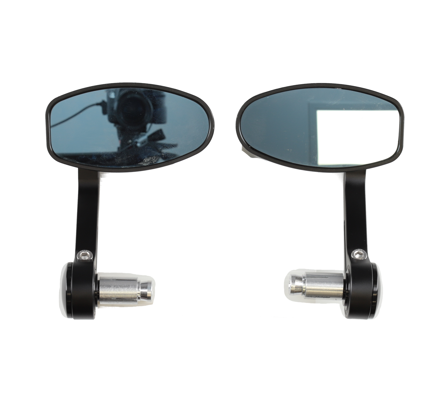 Revolution Clamp On Mirrors Stealth - CNC Pair