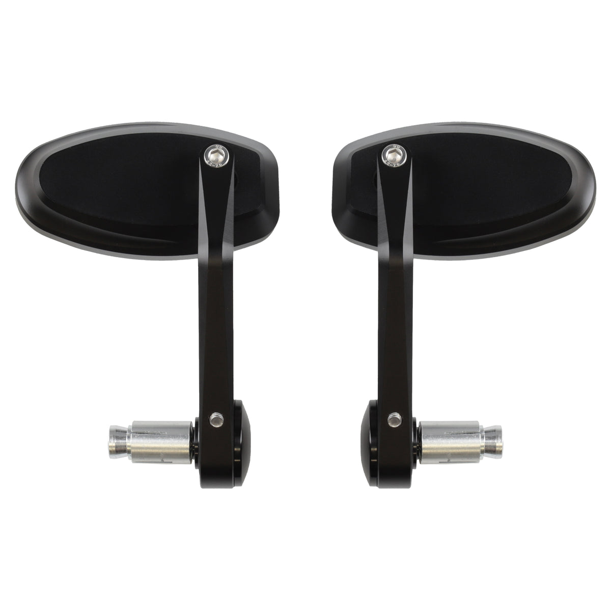 Revolution Clamp On Mirrors Stealth - CNC Pair
