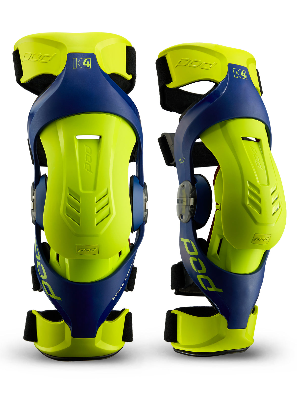 POD K4 3.0 Knee Brace Pair - L.E. Fluro