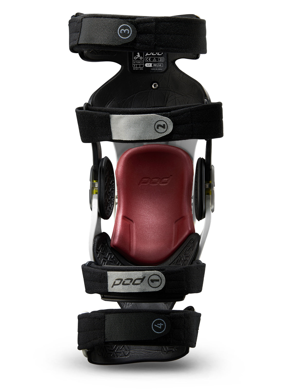 POD K4 3.0 Left Knee Brace - Grey