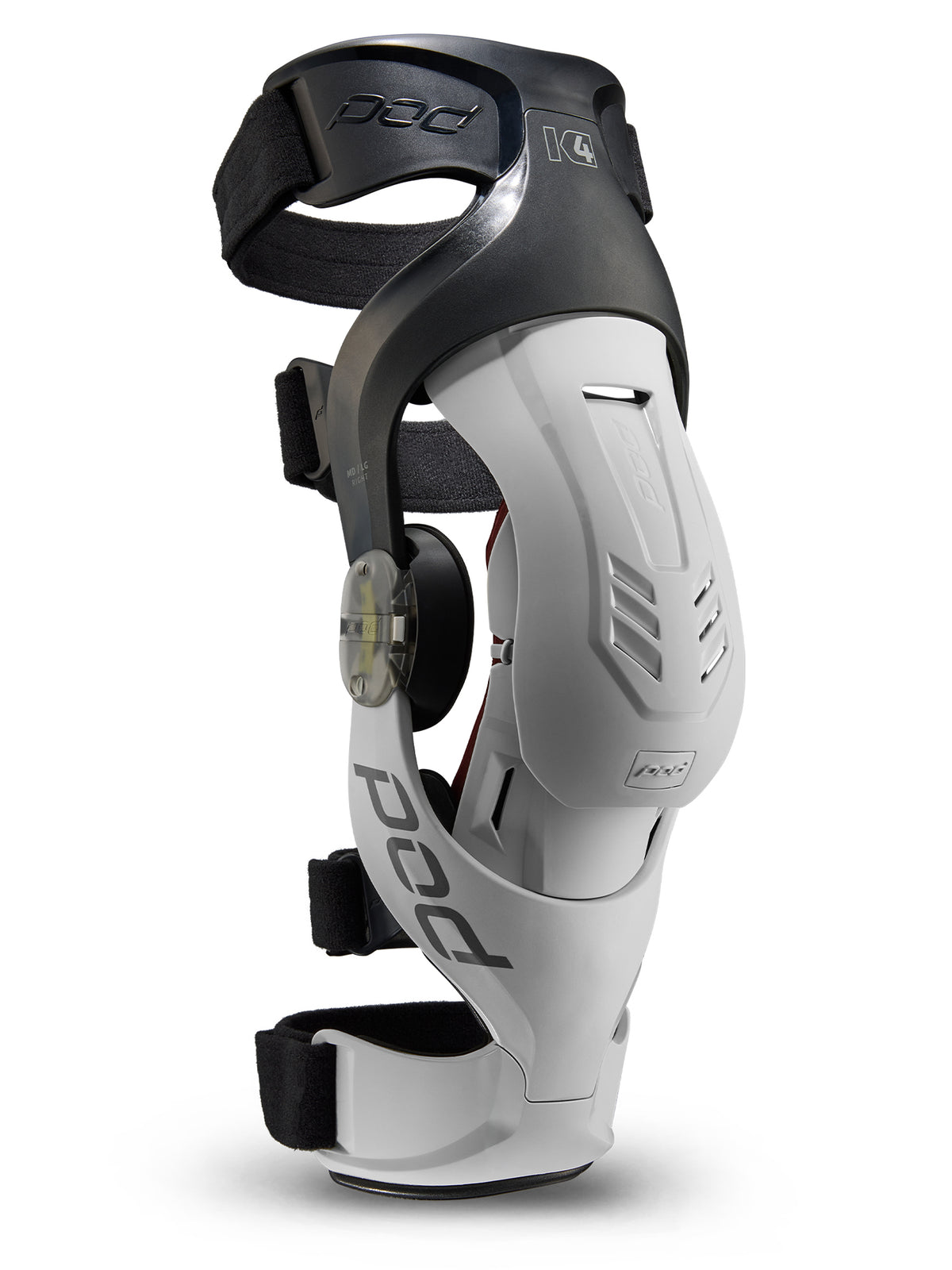 POD K4 3.0 Right Knee Brace - Grey