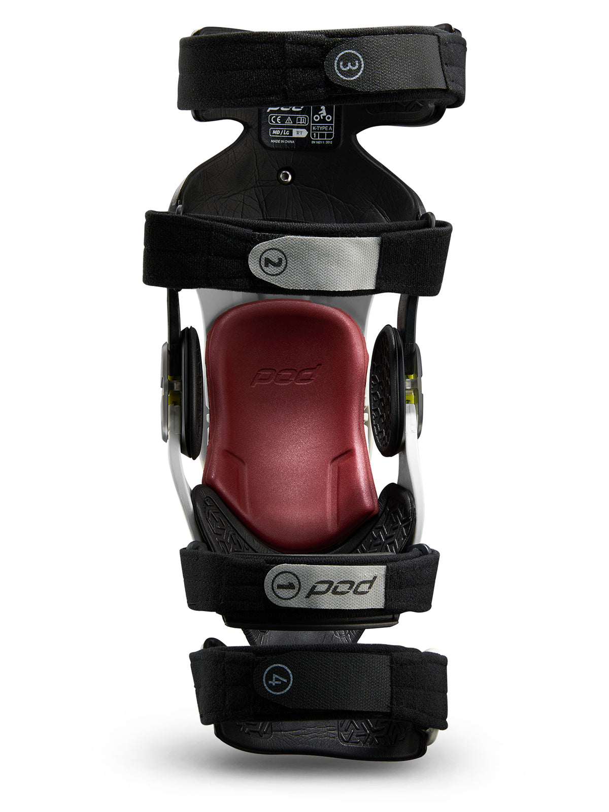 POD K4 3.0 Right Knee Brace - Grey