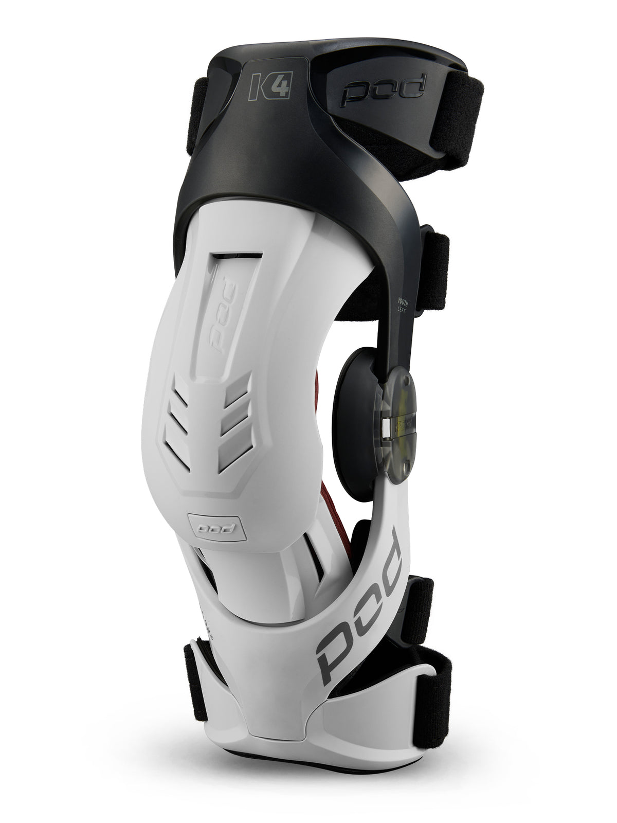 POD K4 3.0 Youth Left Knee Brace - Grey