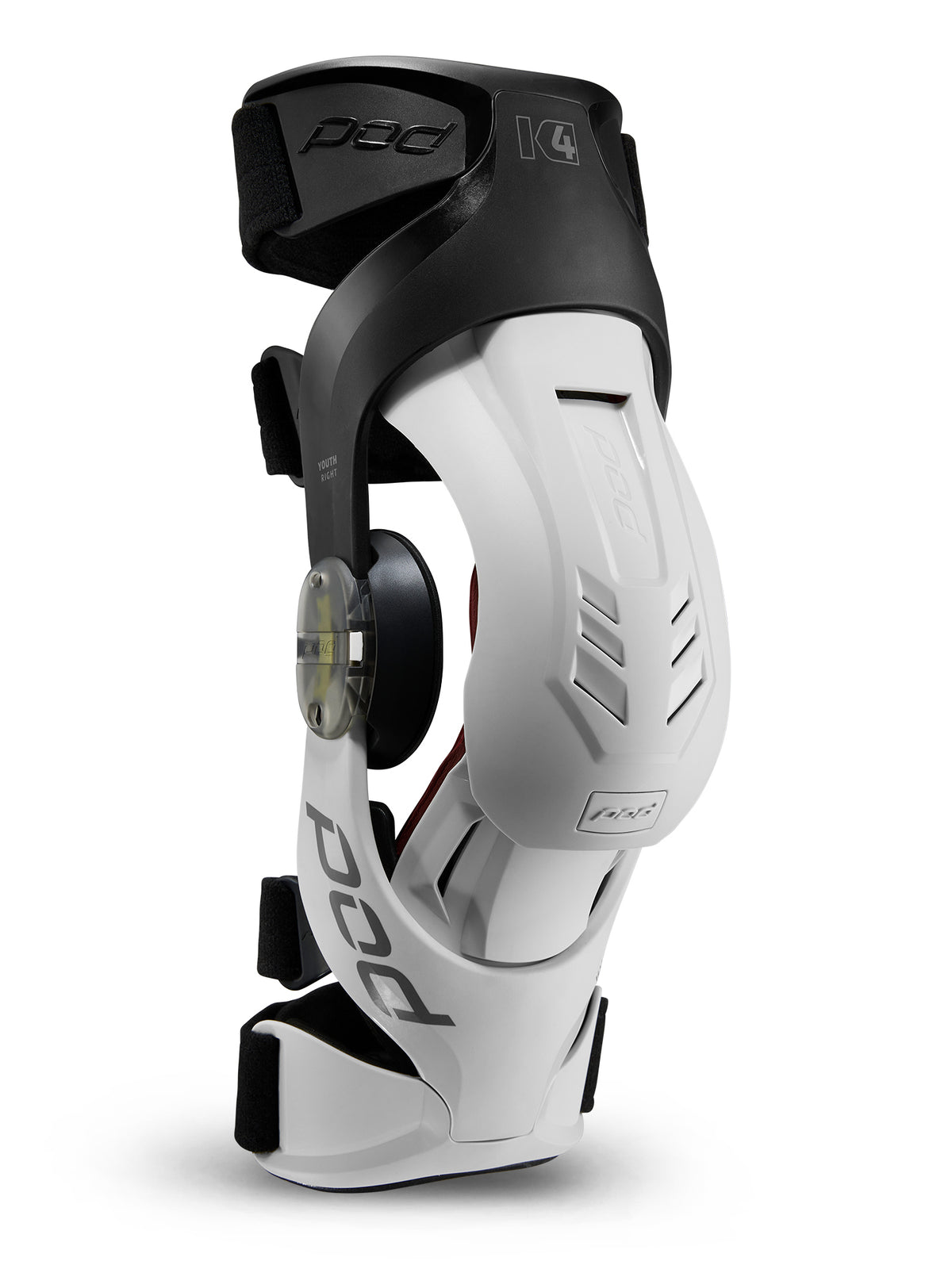 POD K4 3.0 Youth Right Knee Brace - Grey