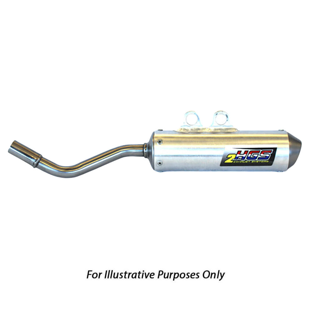 HGS 2 Stroke Round Silencer - Silver