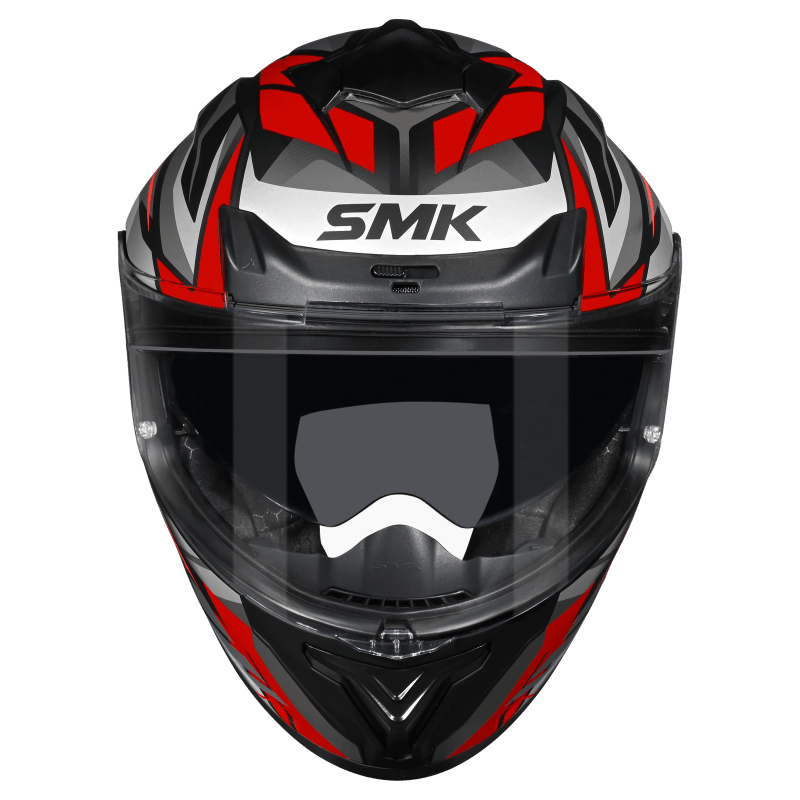 SMK Typhoon 06 Rival Helmet - Black / Grey / Red MA263