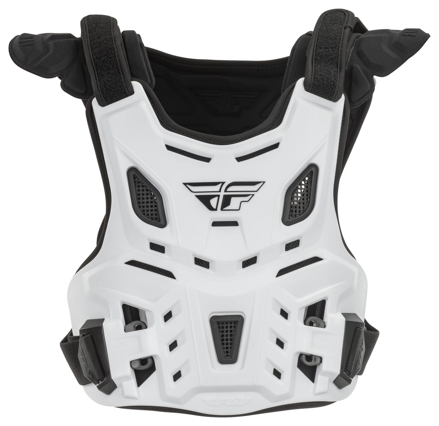 Fly Revel Roost Guard Armour Race Youth - White