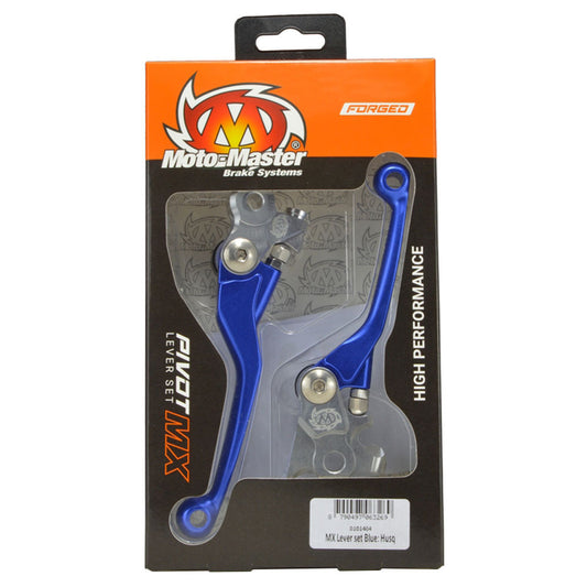 Moto-Master MX Pivot Brake & Clutch Lever Set - Blue