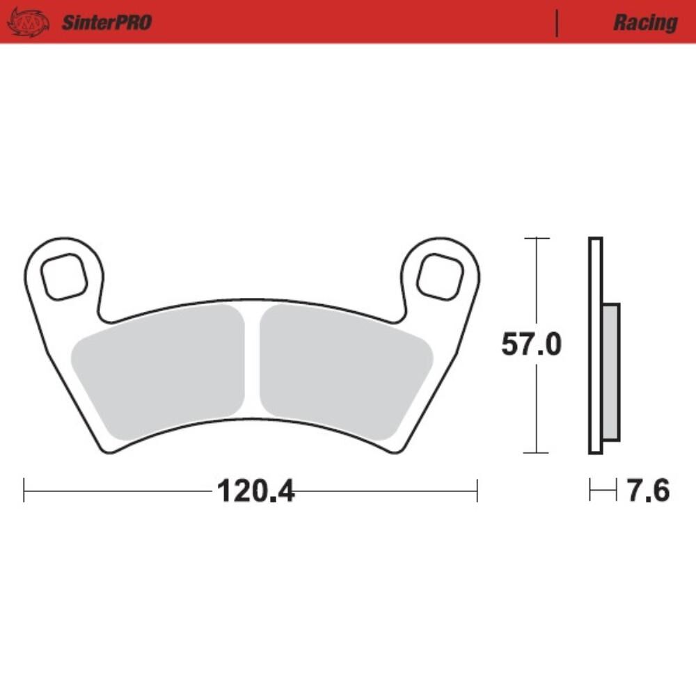 Moto-Master SinterPro Racing Front Brake Pads