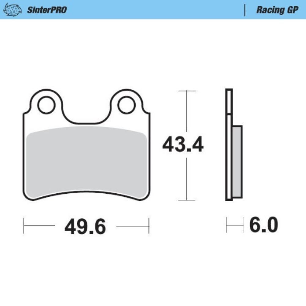 Moto-Master SinterPro Racing GP Front Brake Pads