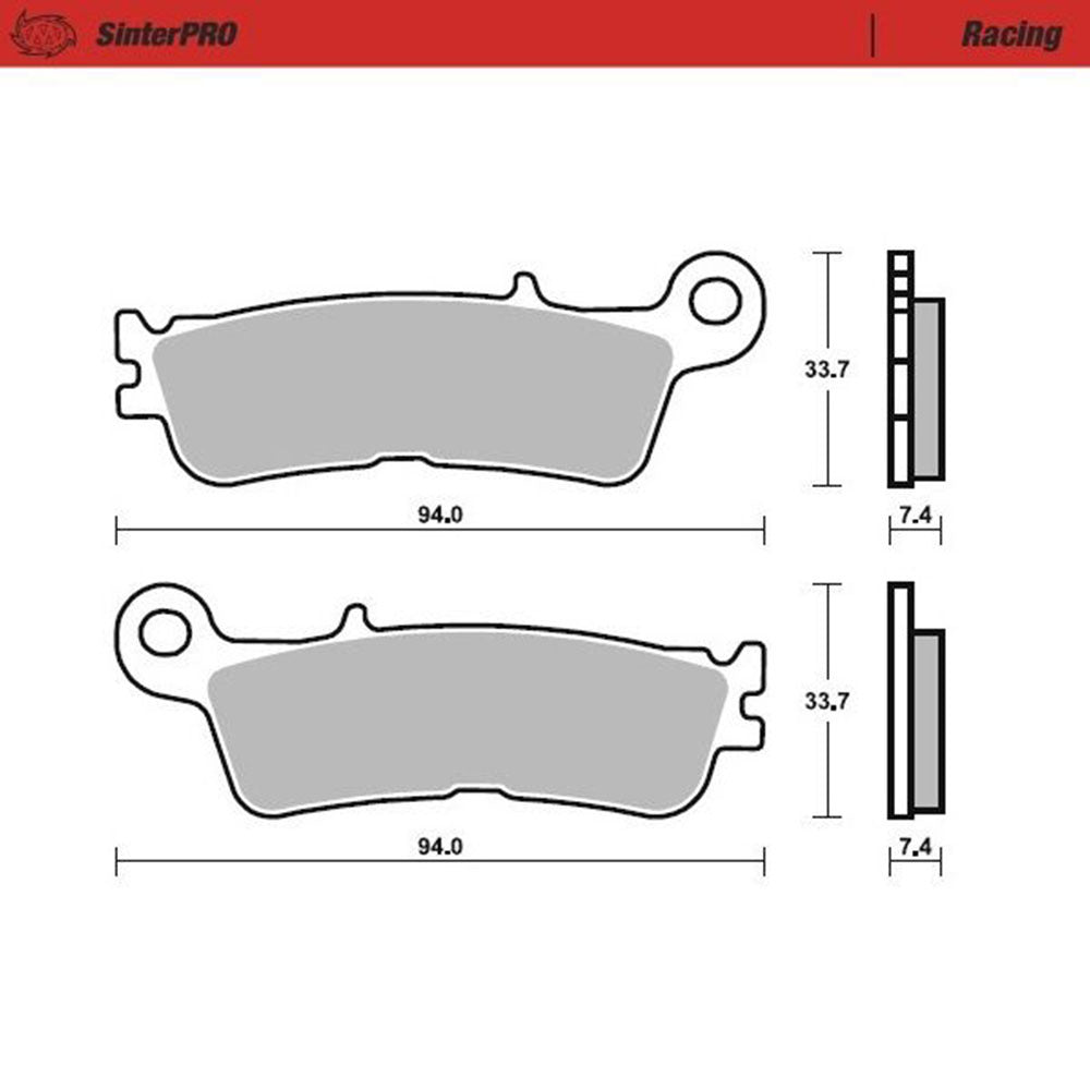Moto-Master SinterPro Racing Front Brake Pads