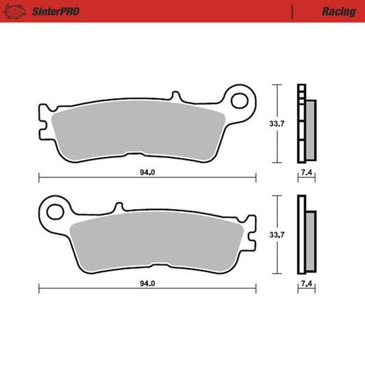 Moto-Master SinterPro Racing Front Brake Pads