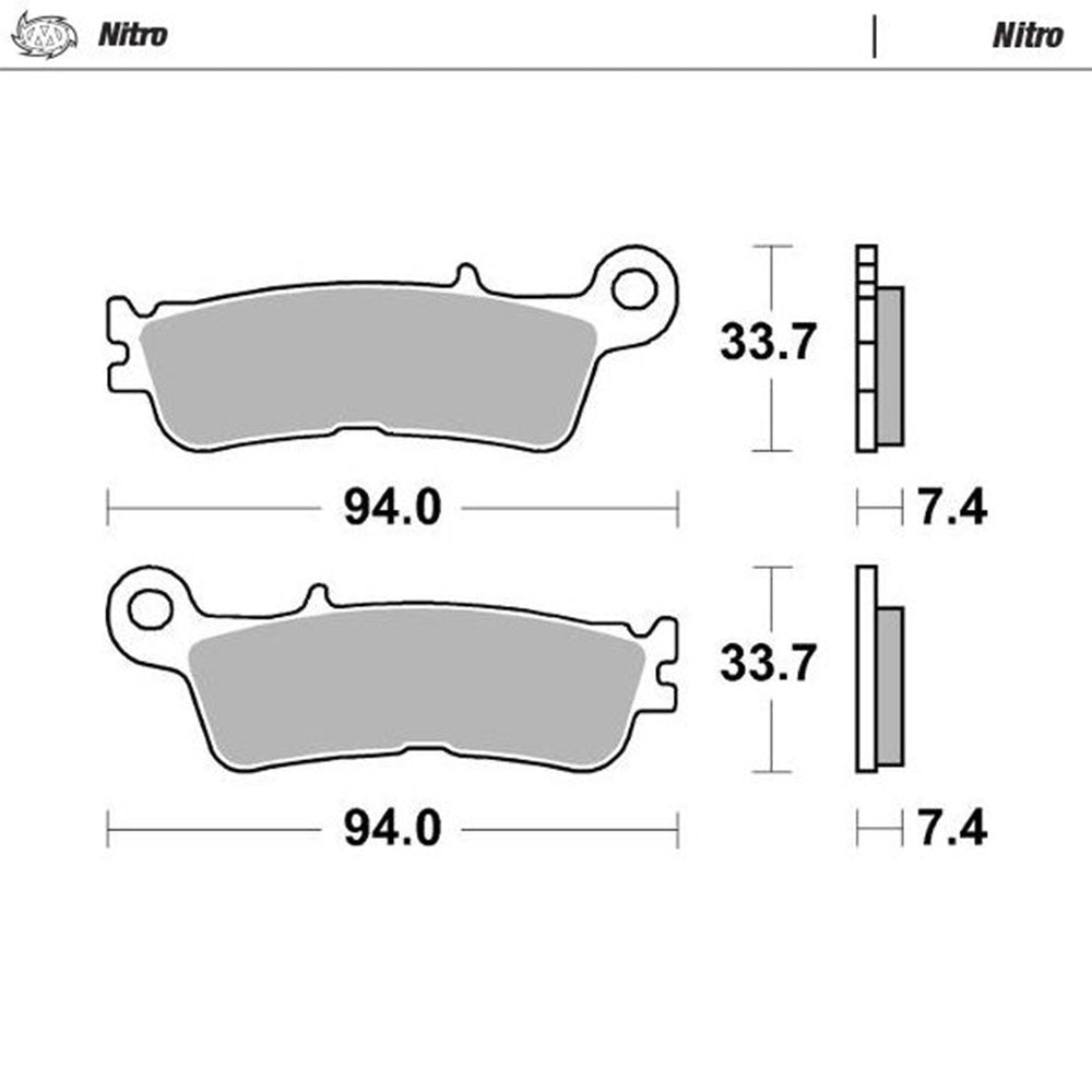 Moto-Master Nitro Front Brake Pads