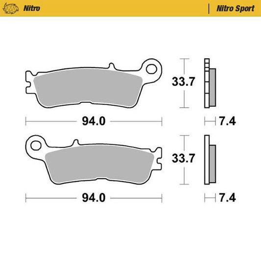 Moto-Master Nitro Sport Front Brake Pads