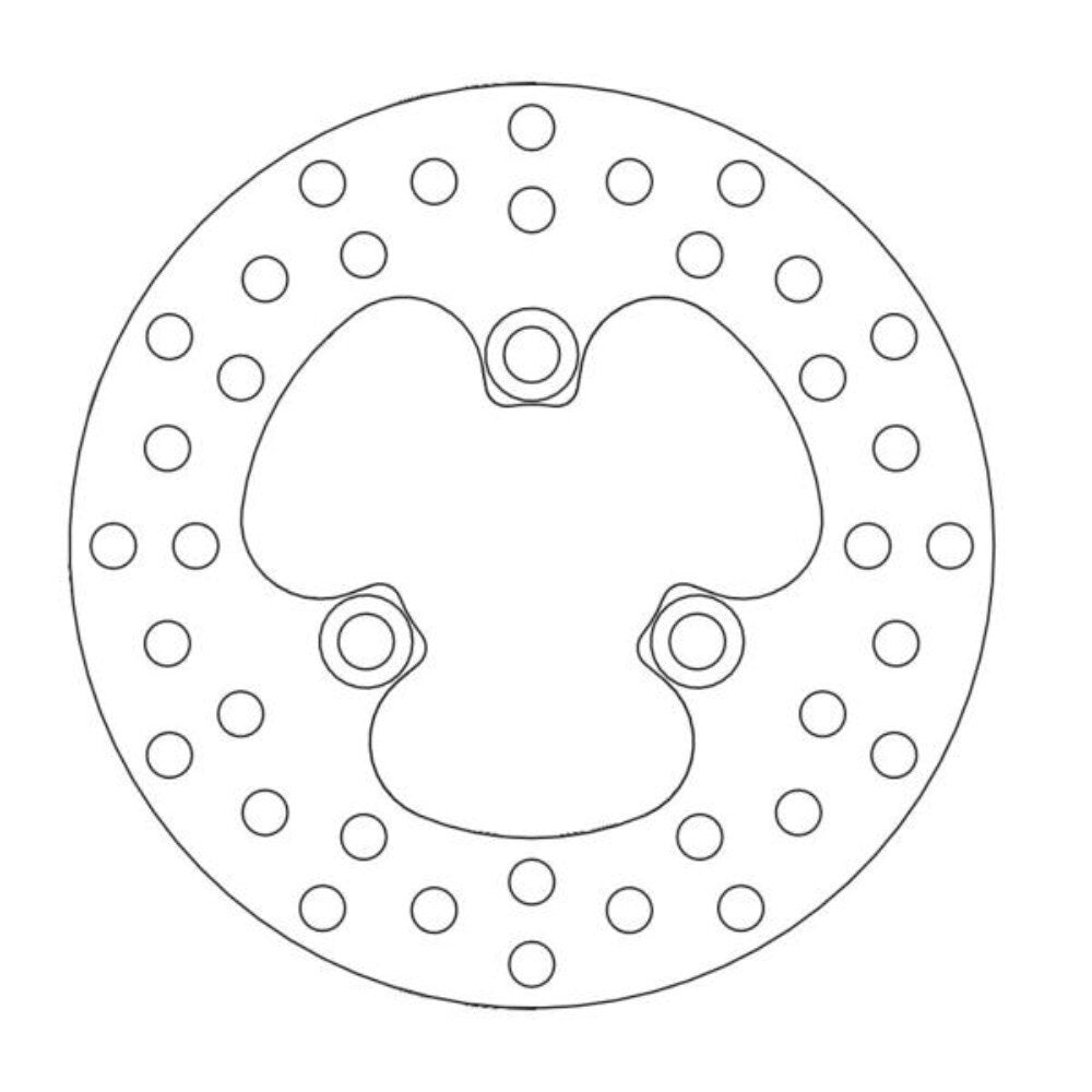 Moto-Master Left Front Round Series Disc